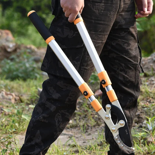 Garden Tree Pruning Shears High Branch Pruning Tool  Long Reach Aluminium Handle Fruit Knife Picker Pruner Garden Tools