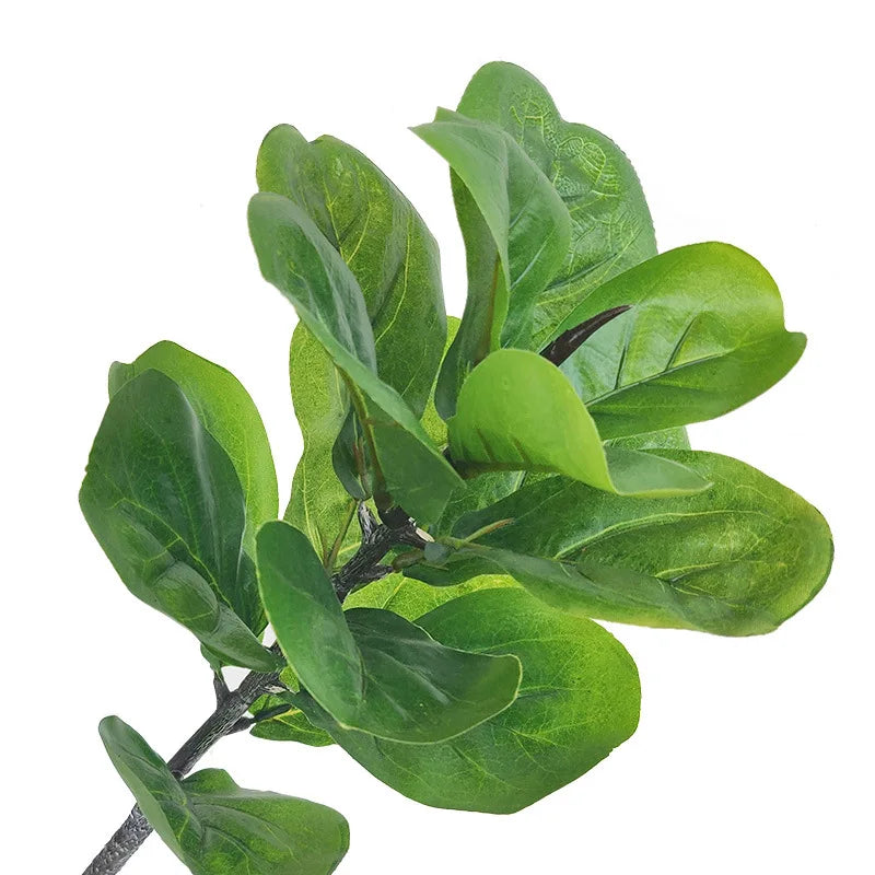 72CM Banyan Potted Artifical Plant Single Leaf Christmas Trees Bonsai Home Wedding Christasm Decorations New Year Is Eve Decorat