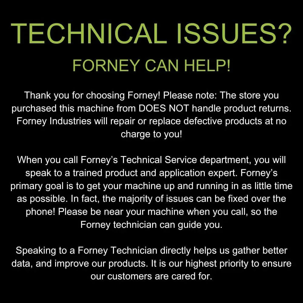 Forney Easy Weld 261, 140 FC-i Welder, 120V, Green
