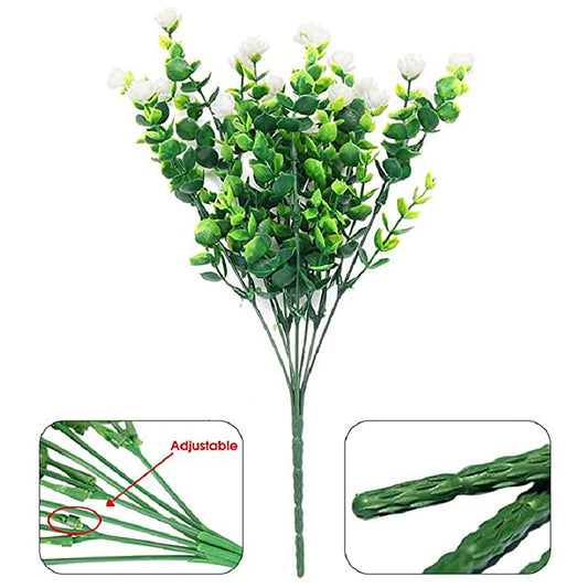 1pc Faux Plastic Plants Artificial Flower Artifical Flowers Elegant For Wedding Bridle Bouquet Home Decoration