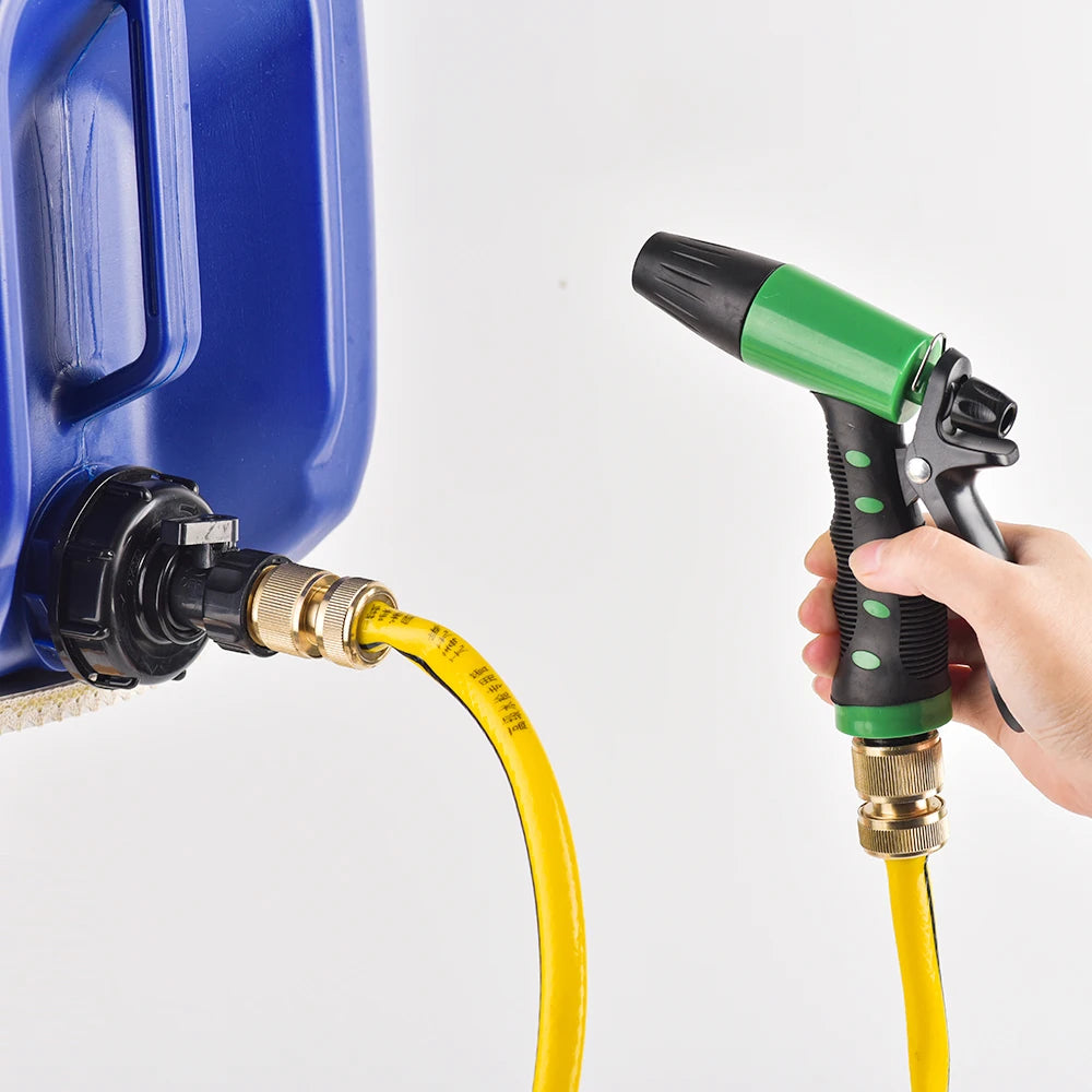 IBC Faucet Adapter S60x6 Thread Nipple Connector Valve Garden Hose  Brass Quick Connector For 1000L  Water Tank