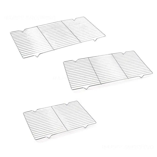 Durable Net Cooling Baking Rack Grid Rounded Corners Design Grill Sheet Bbq Grill Meshes Kitchen Tools Strong Bearing Capacity