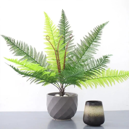 1pcs Simulation Green Leaf Artifical Plant Houshold Indoor Decoration Accessories Wholesale Dropshipping
