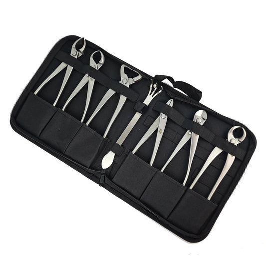 Professional Grade 4/5/6/7PCS Bonsai tool Set Kit Stainless Steel Bonsai Scissors Knob Cutter Jin Pliers Trunk Splitter Garden